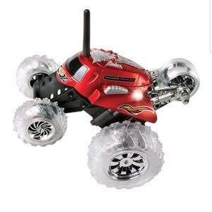Black Series Radio Controlled 360 Rally Car Thunder Tumbler in red